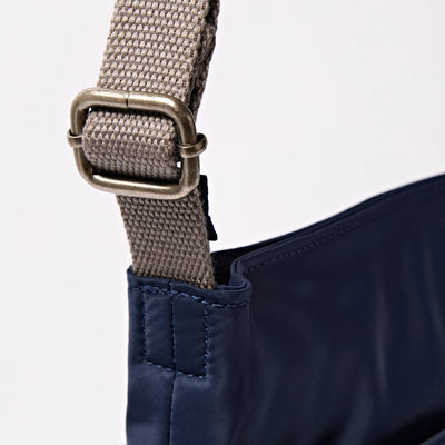 Roka Kennington Crossbody in Midnight Stripe Nylon - Medium at Bibelot Leek 