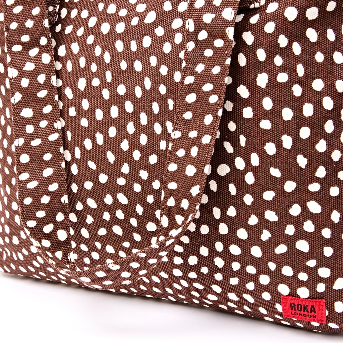Roka Sloane Shoulder Bag in Brown Spot at Bibelot Leek UK Stockist