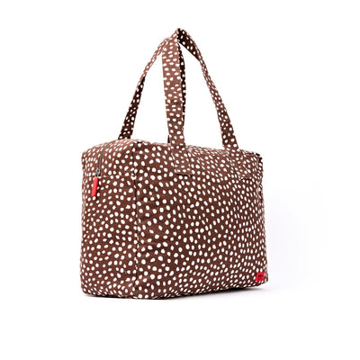 Roka Sloane Shoulder Bag in Brown Spot at Bibelot Leek UK Stockist