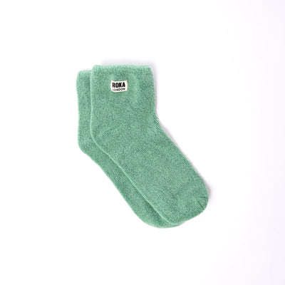 Roka Watford Crop Cosy Socks for Women Bibelot Leek Staffordshire UK