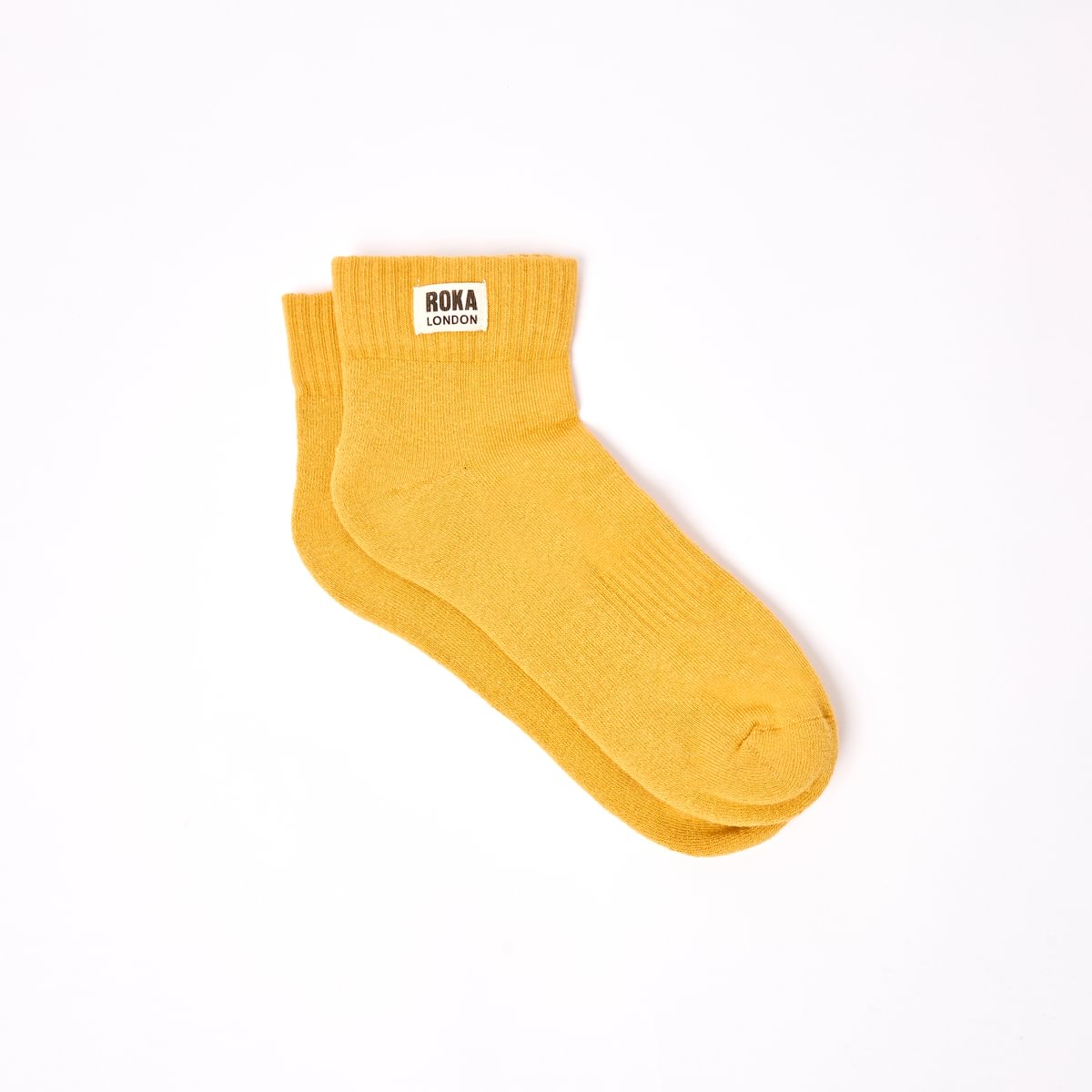 Roka Wembley Ankle Socks for Men: Corn at Bibelot Leek
