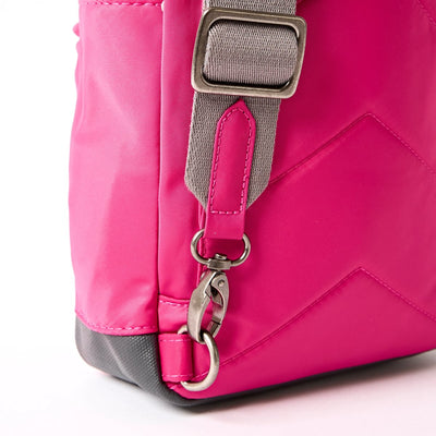 Roka Willesden Sling in Granita Red Nylon - Large Bibelot Leek