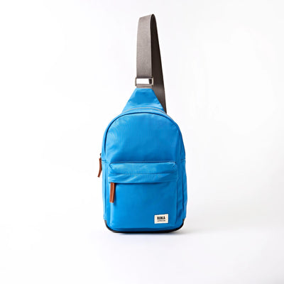 Roka Willesden Sling in Malibu Blue Nylon - Large at Bibelot Leek