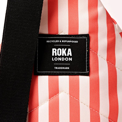 Roka Willesden Sling in Coral Stripe - Large at Bibelot Leek