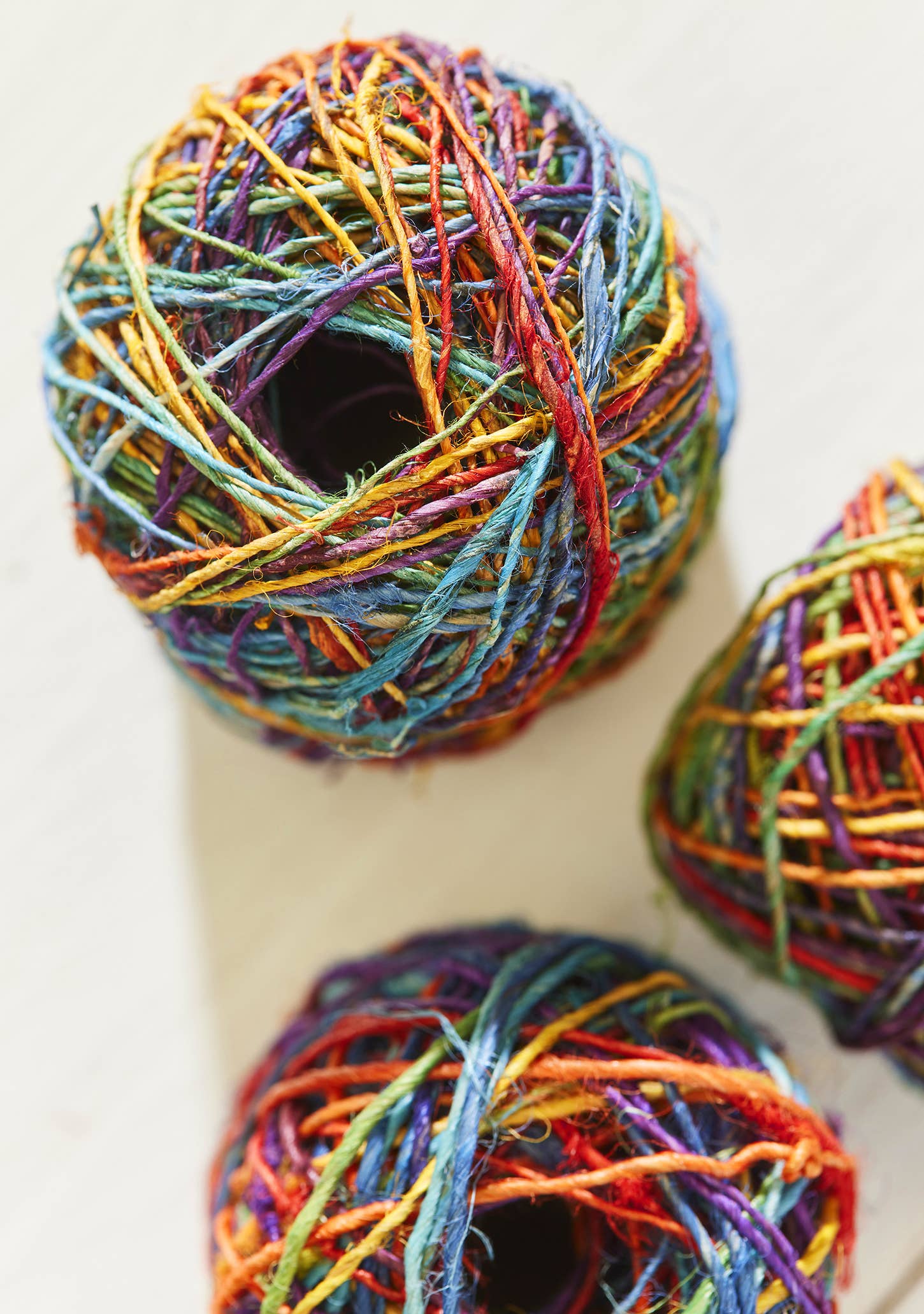 Namaste Fair Trade Rainbow Hemp Twine Yarn 20g
