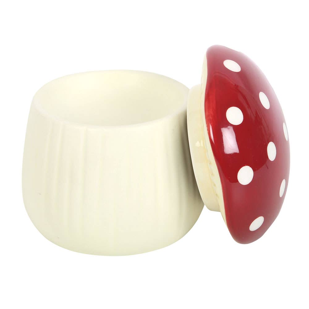 Red Mushroom Shaped Oil Burner