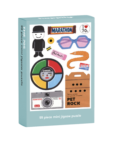 Retro 70's - 99 Piece Mini Jigsaw Puzzle Happily Puzzles