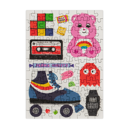 Retro 80's - 99 Piece Mini Jigsaw Puzzle Happily Puzzles