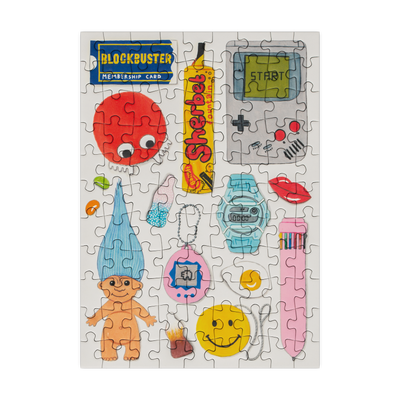 Retro 90's - 99 Piece Mini Jigsaw Puzzle Happily Puzzles