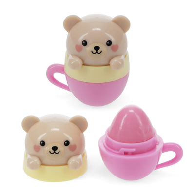 Rex London Mini Berry Scented Lip Balm (assorted) - Teacup Animal Friends at Bibelot Leek UK Stockist
