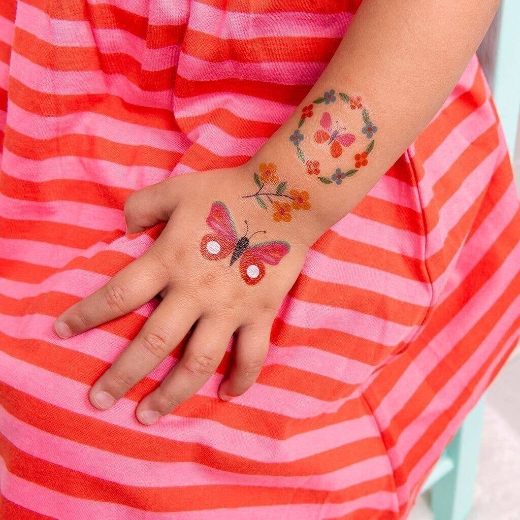 Rex London Temporary Tattoos - Floral Flutter at Bibelot Leek UK Stockist