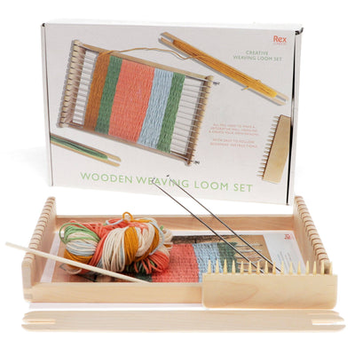 Rex London Wooden Weaving Loom Set at Bibelot, Leek