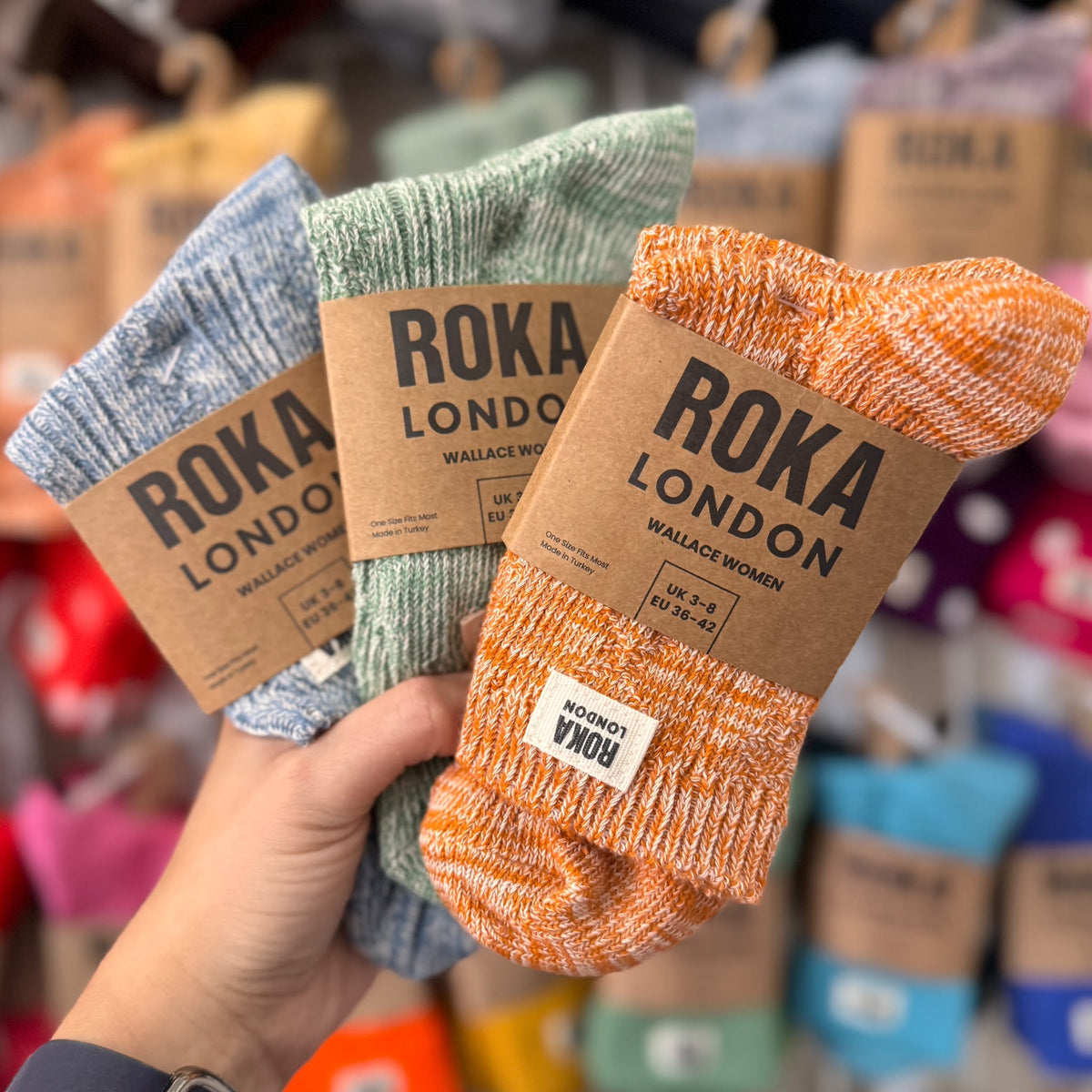 Roka Wallace Crew Socks for Women at Bibelot Leek UK Stockist