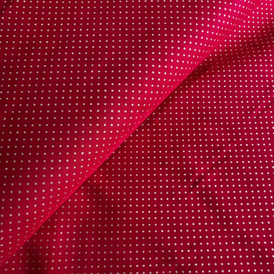Rose and Hubble Christmas Gold Dot on Red Cotton Fabric at Bibelot Leek