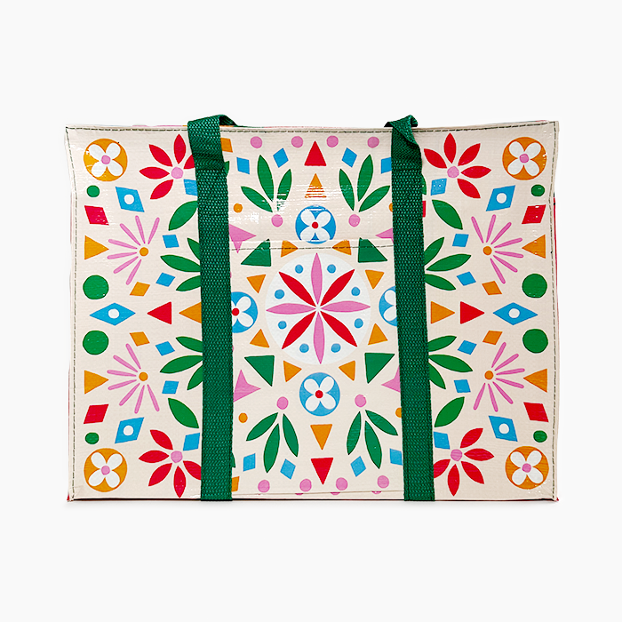 Flower Folk Shoulder Tote