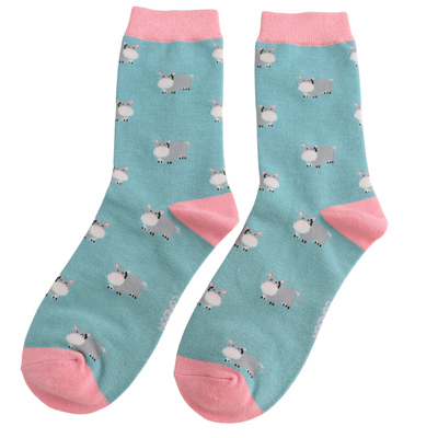 Miss Sparrow Hippos Socks Duck Egg at Bibelot Leek