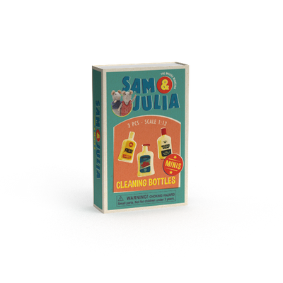 Sam & Julia Mouse Mansion Minis - Cleaning Bottles UK Stockist