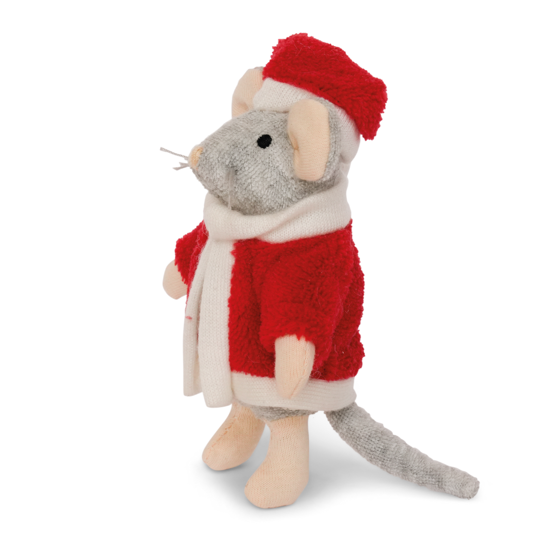 Sam & Julia Mouse Mansion Santa Mouse Doll UK Stockist