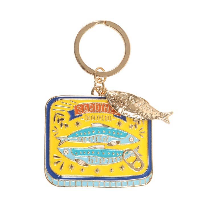 Sardine Tin Keyring at Bibelot Leek