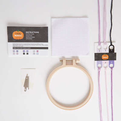 Simply Make Friendly Ghost Cross Stitch Kit at Bibelot Leek UK Stockist