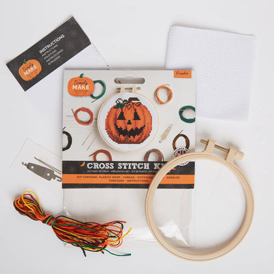Simply Make Pumpkin Cross Stitch Kit at Bibelot Leek UK Stockist