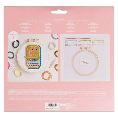 Simply Make Sardines Cross Stitch Kit  at Bibelot Leek UK Stockist