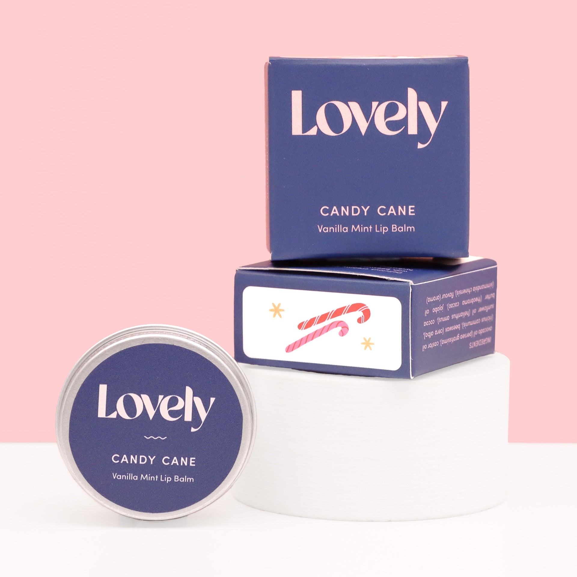 Snowball – Candy Cane – Vanilla Mint Lip Balm (Limited Edition)