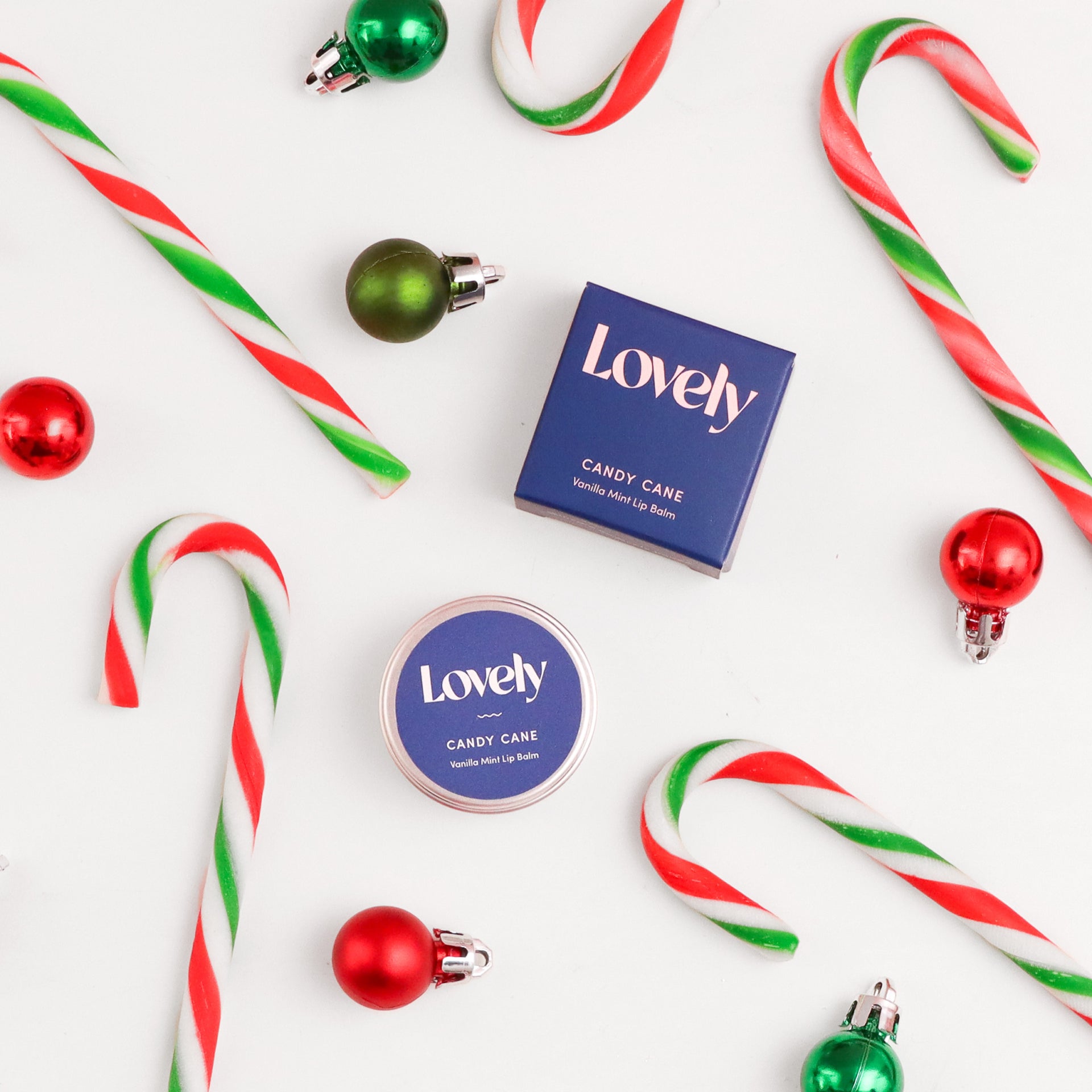 Snowball – Candy Cane – Vanilla Mint Lip Balm (Limited Edition)
