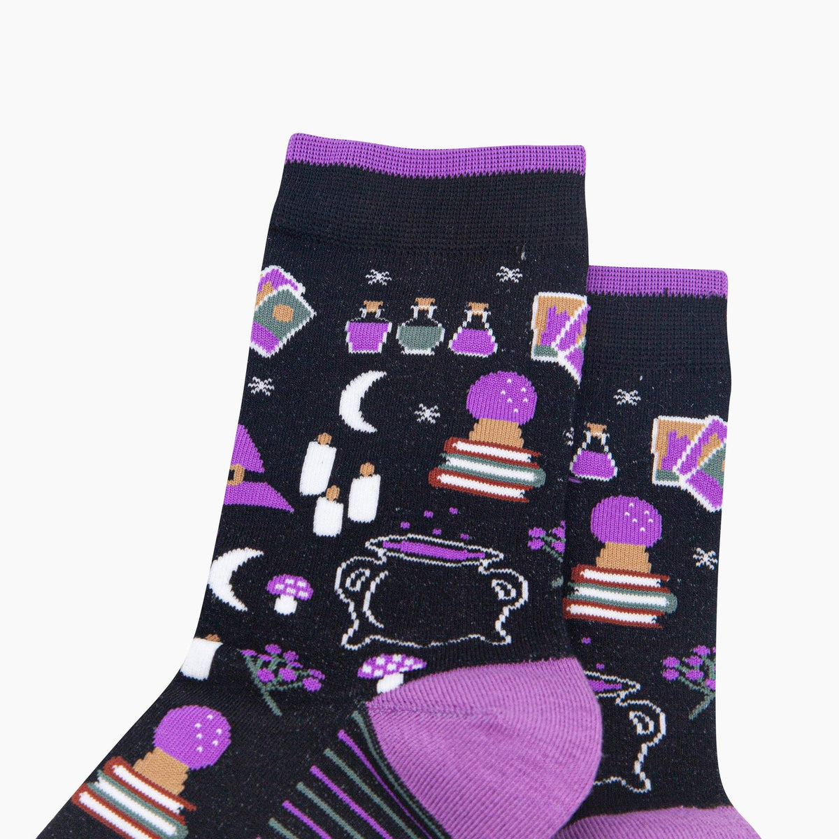 Sock Talk Women's Bamboo Socks - Witchy in Black at Bibelot Leek UK Stockist