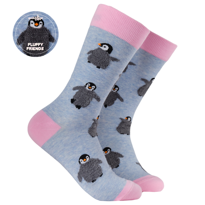 Socktopus Fluffy Penguin Socks UK stockist