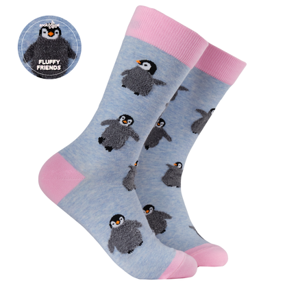 Socktopus Fluffy Penguin Socks UK stockist