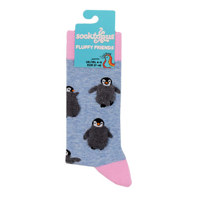 Socktopus Fluffy Penguin Socks UK Stockist