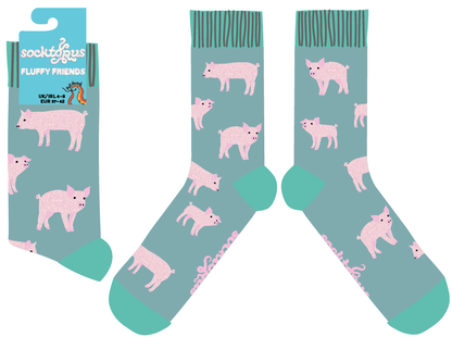 Socktopus Fluffy Piglet Socks UK Stockist