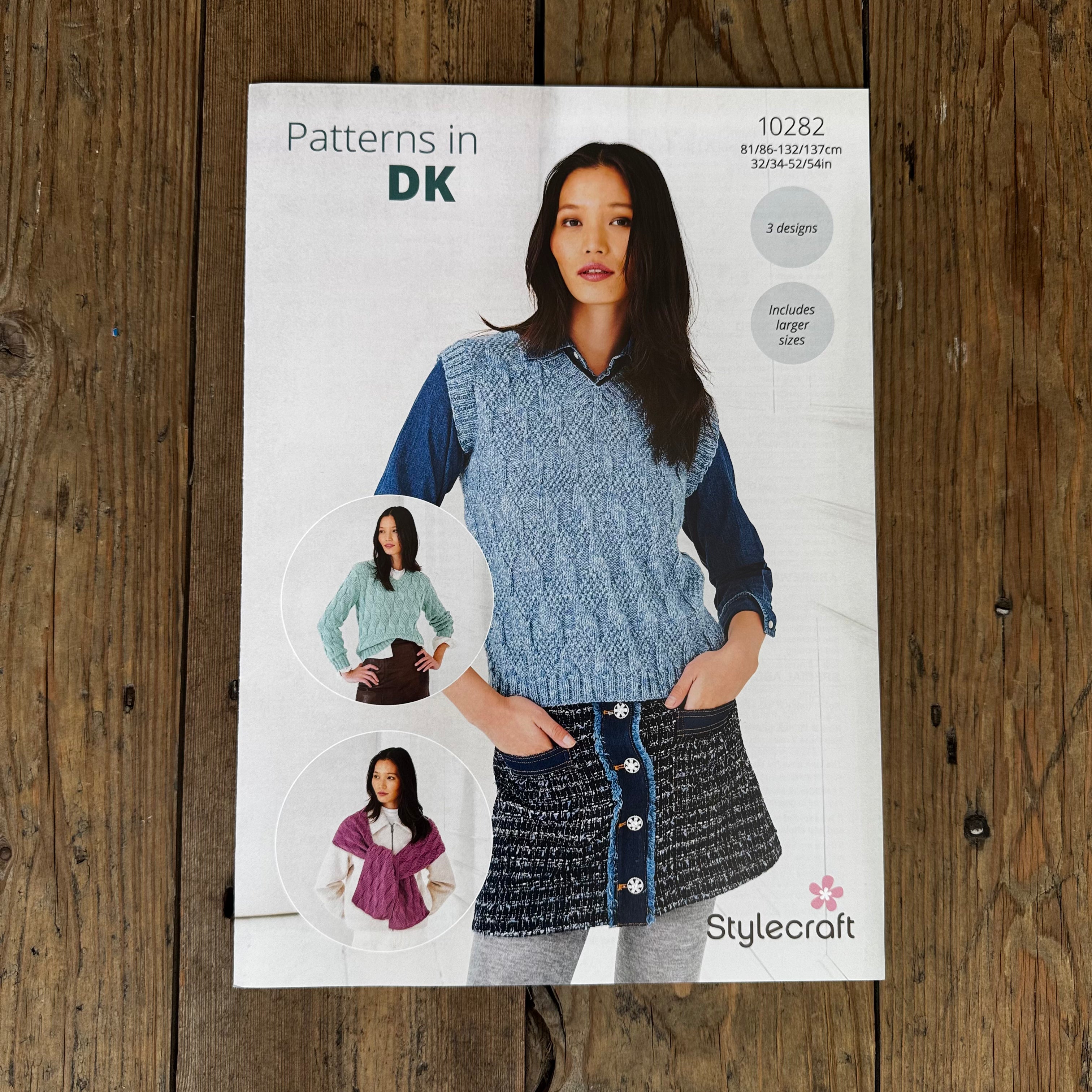 Stylecraft Pure Wool DK Patterns at Bibelot Leek UK Stockist