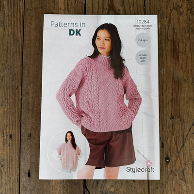 Stylecraft Pure Wool DK Patterns at Bibelot Leek UK Stockist
