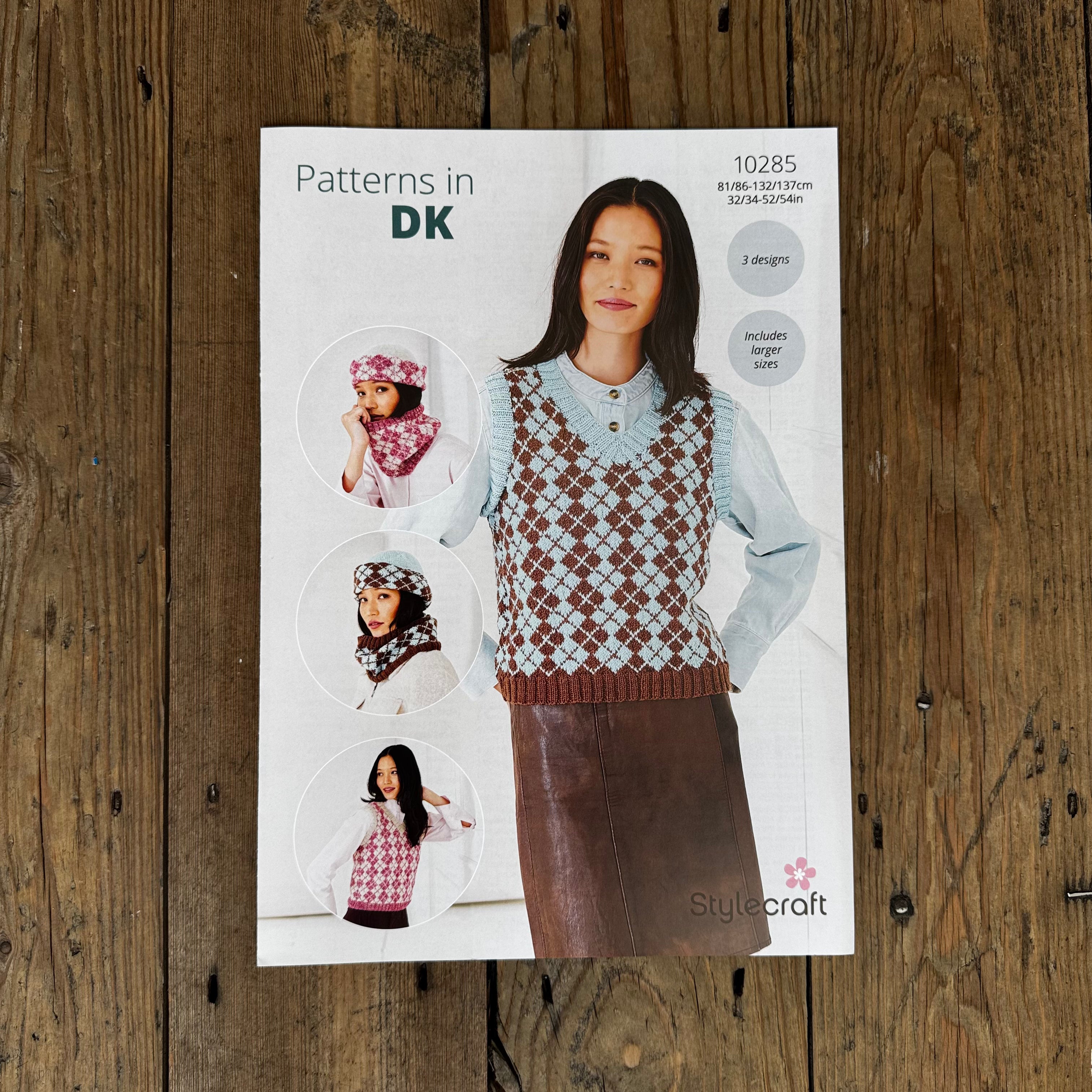 Stylecraft Pure Wool DK Patterns at Bibelot Leek UK Stockist