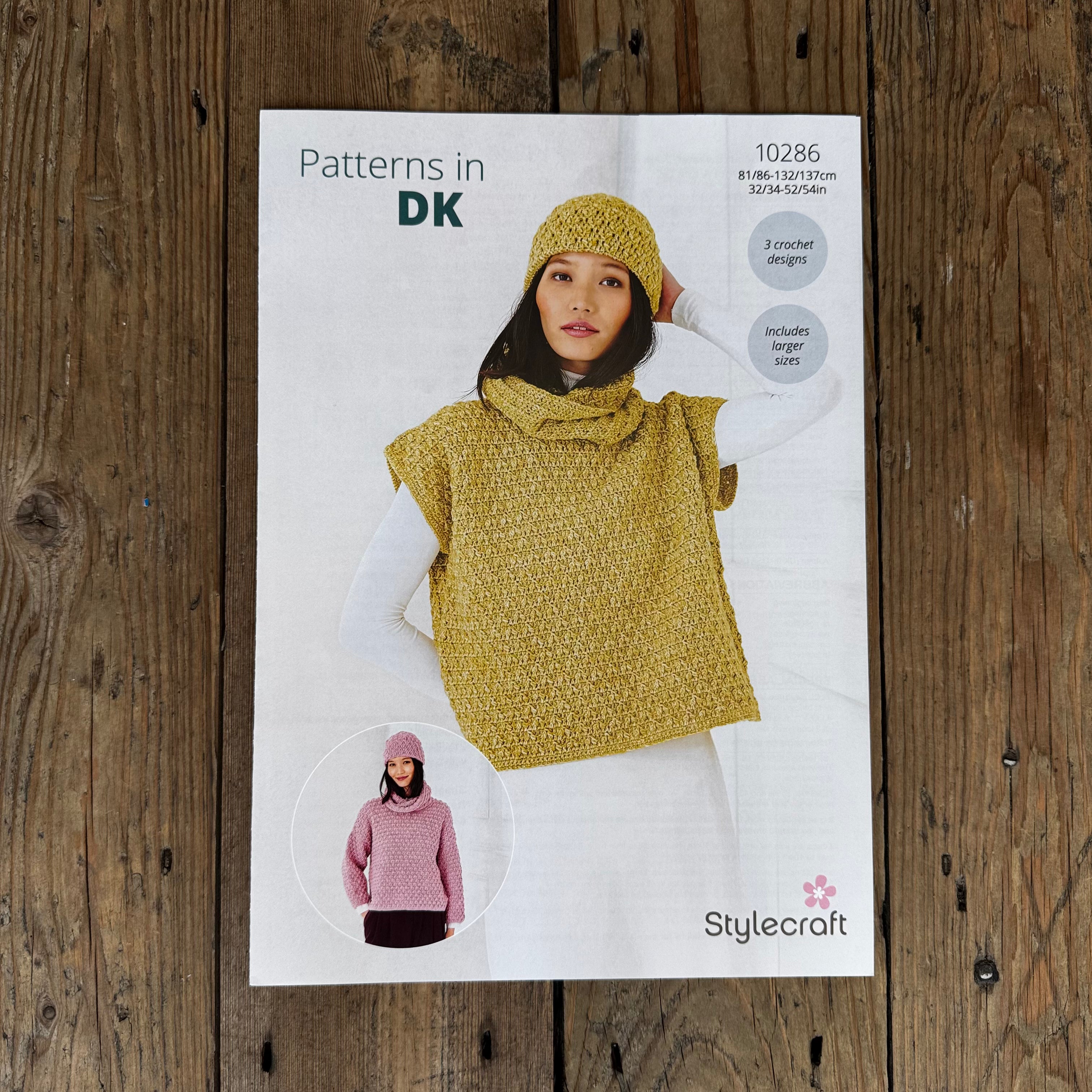 Stylecraft Pure Wool DK Patterns at Bibelot Leek UK Stockist