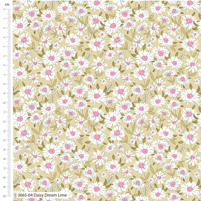 Sweet Blooms by The Crafty Pie: Daisy Dreams Lime 3665-04