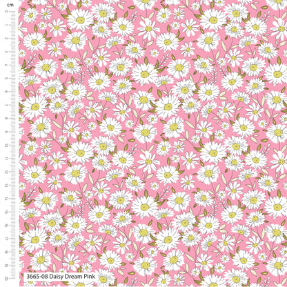 Sweet Blooms by The Crafty Pie: Daisy Dreams Pink 3665-08