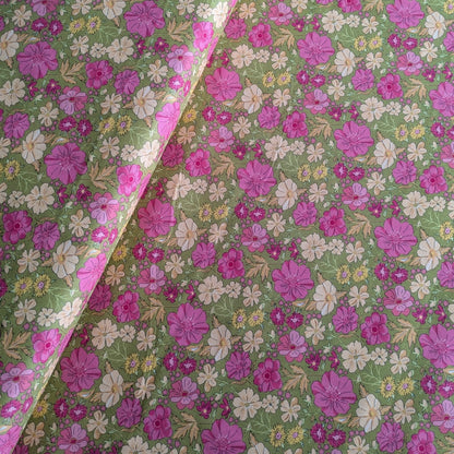 Sweet Blooms by The Crafty Pie: Floral Delight Green 3665-01