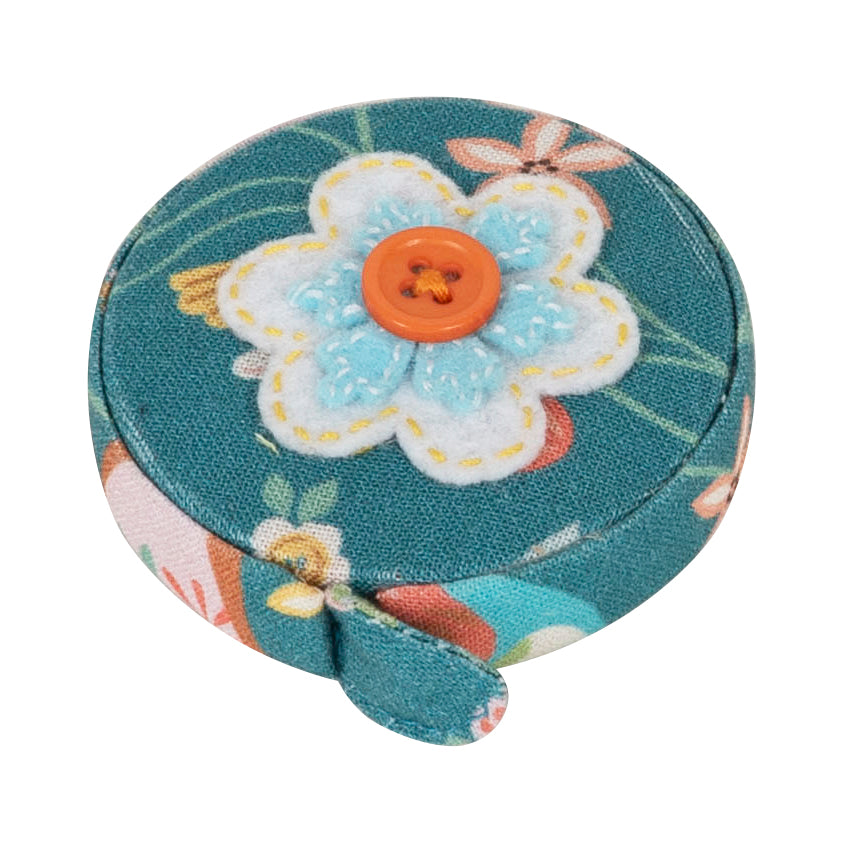 Tape Measure: Appliqué: Bird Aviary