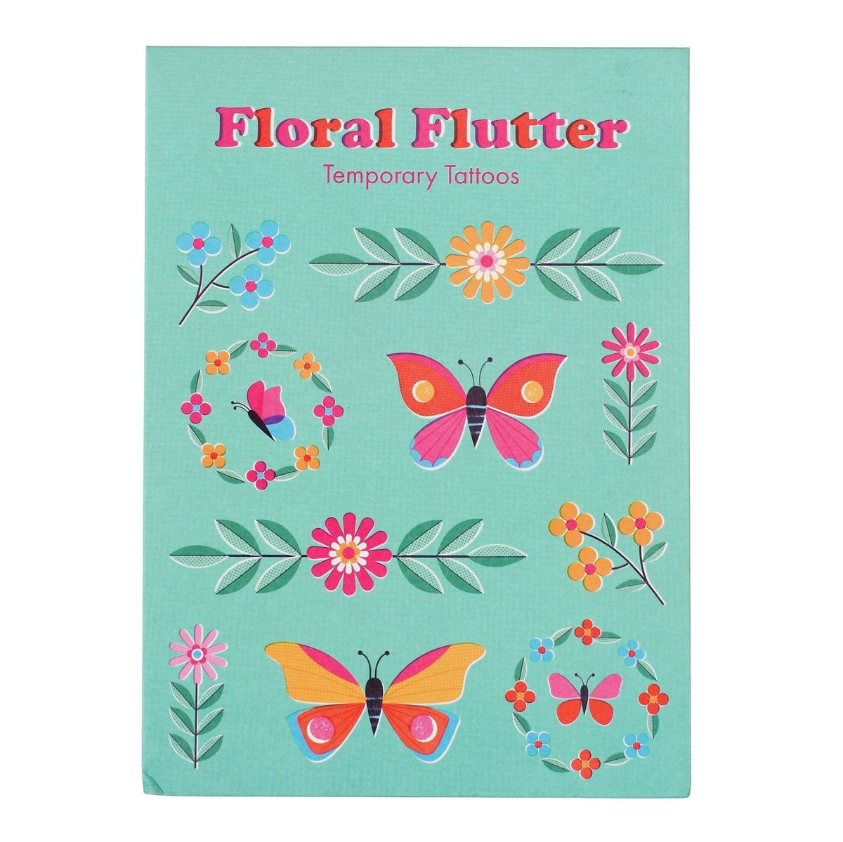 Rex London Temporary Tattoos - Floral Flutter at Bibelot Leek UK Stockist