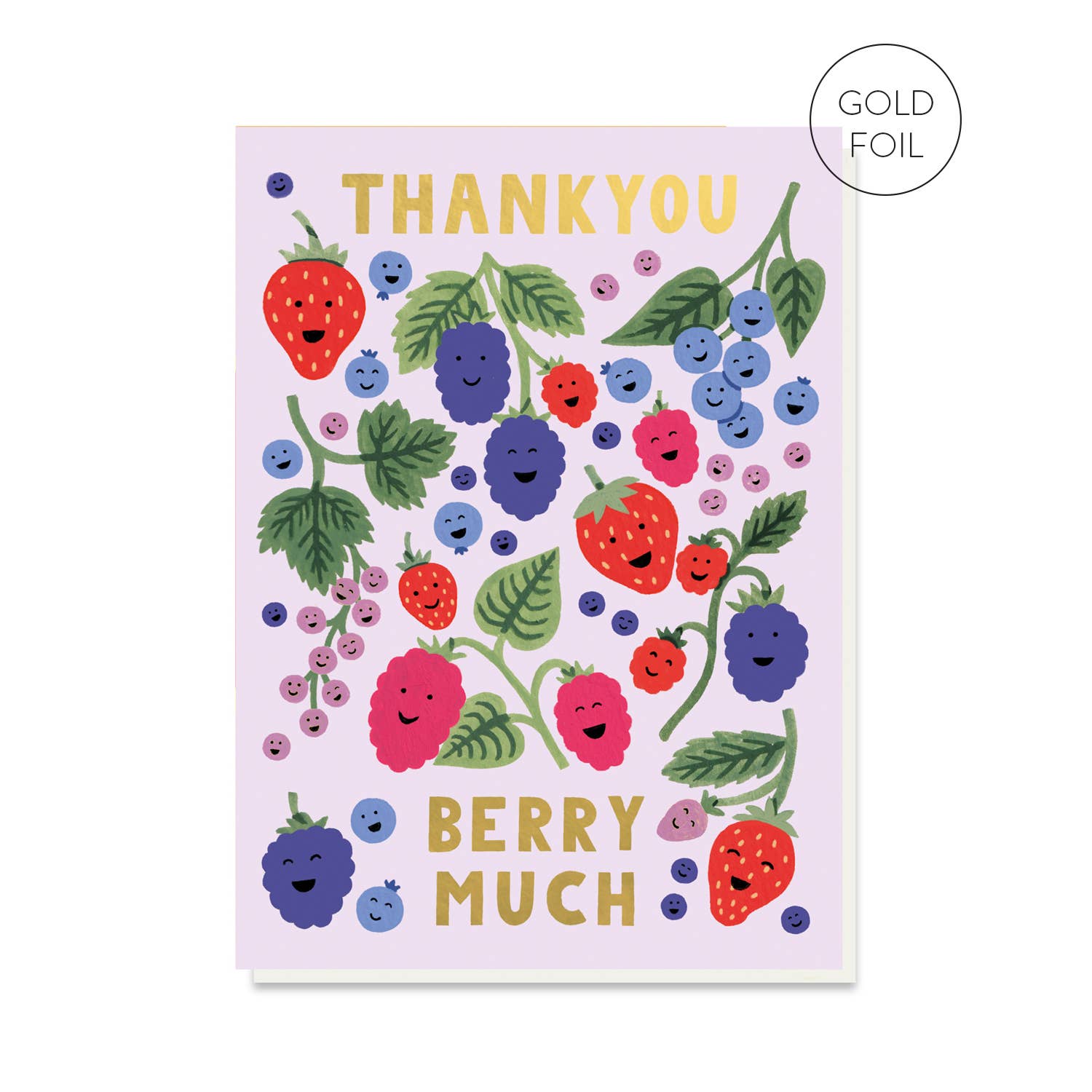 Thank You Berry Much Card at Bibelot Leek