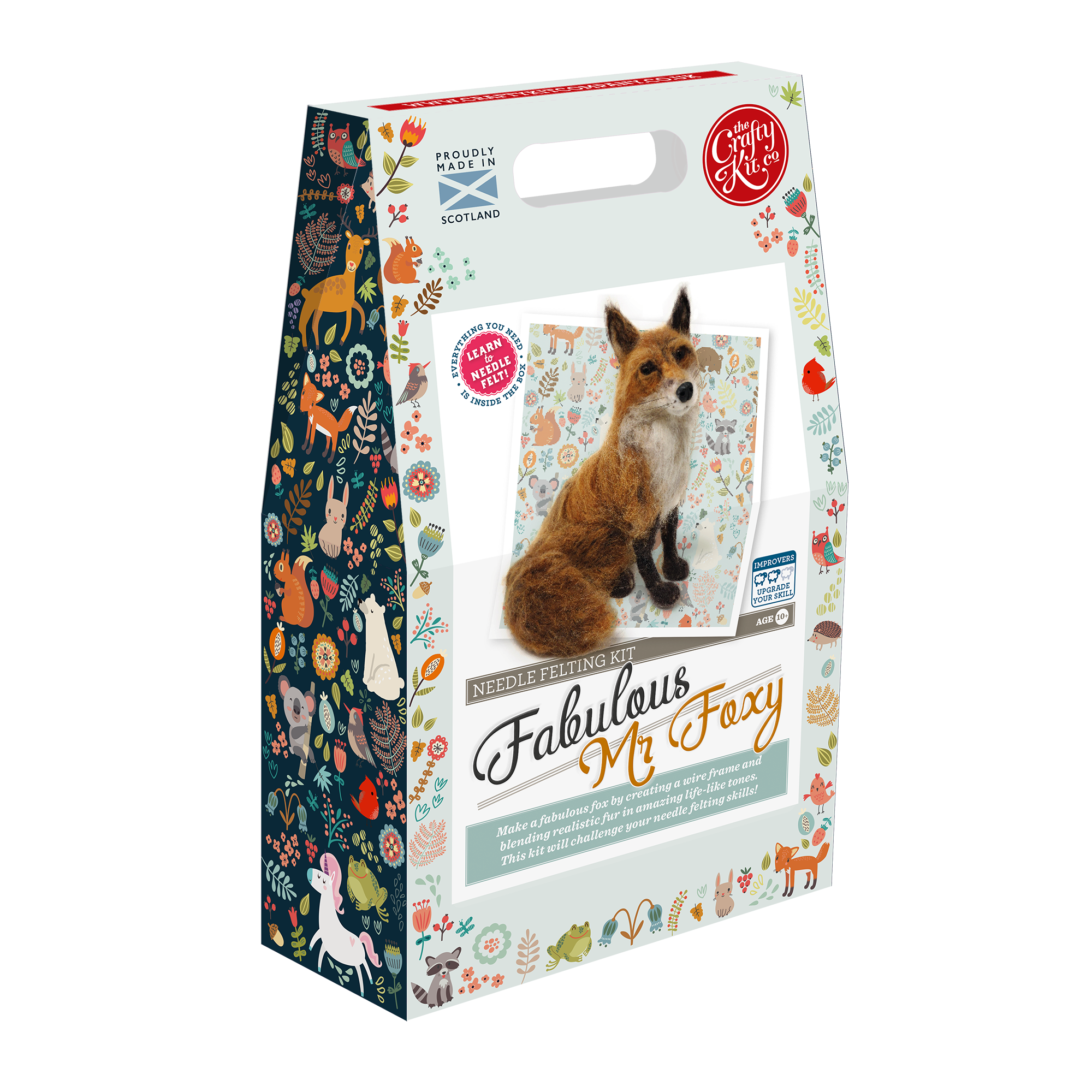 The Crafty Kit Fabulous Mr Foxy Needle Felting Craft Kit at Bibelot Leek