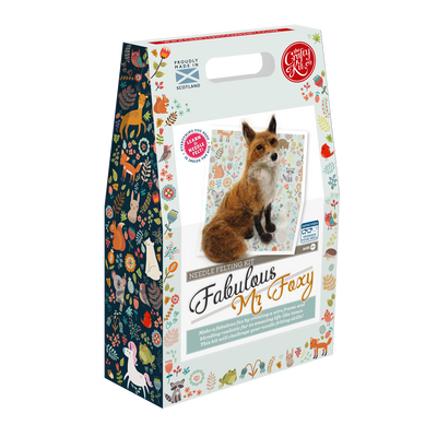 The Crafty Kit Fabulous Mr Foxy Needle Felting Craft Kit at Bibelot Leek