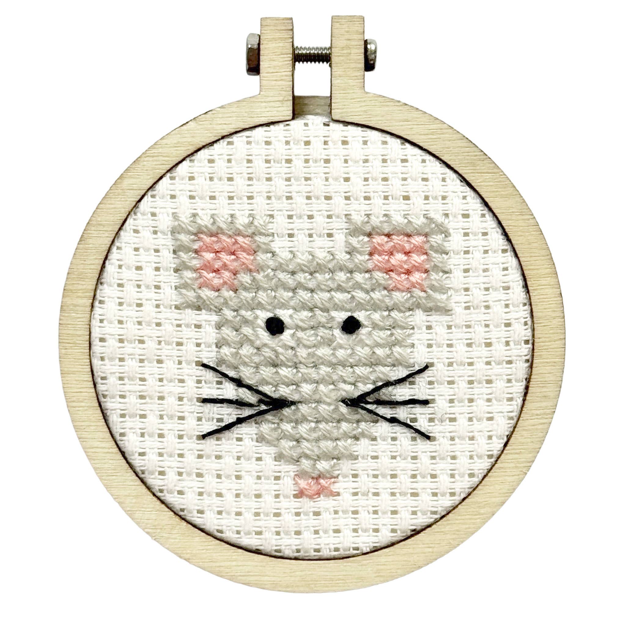 The Crafty Kit Have A Mice Day! Mini Matchbox Cross Stitch Kit at Bibelot Leek