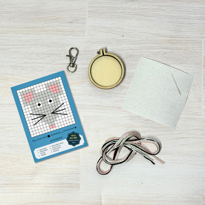 The Crafty Kit Have A Mice Day! Mini Matchbox Cross Stitch Kit at Bibelot Leek