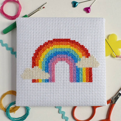 The Make Arcade 'Over the Rainbow' Mini Cross Stitch Kit at Bibelot, Leek