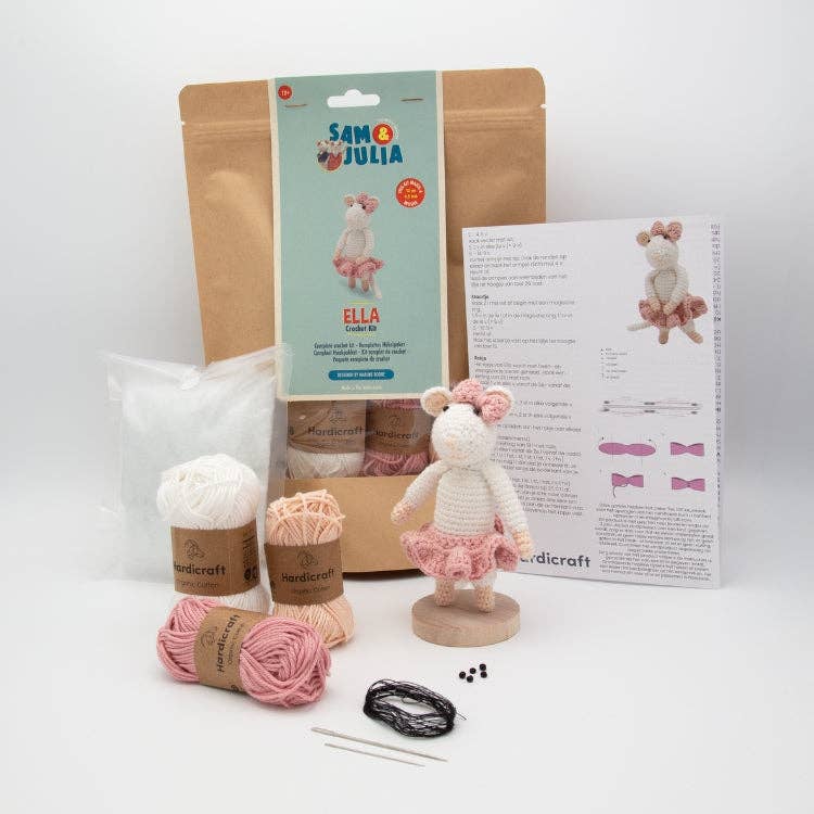 The Mouse Mansion Crochet Kit - Ella. Sam  Julia UK Stockist