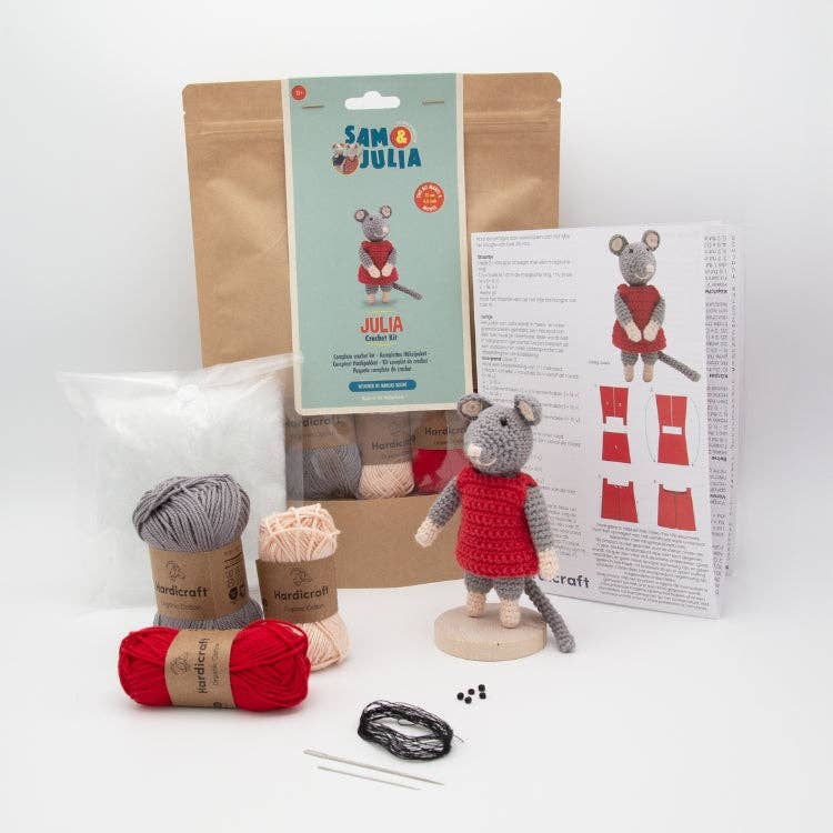 The Mouse Mansion Crochet Kit - Julia. Sam & Julia UK Stockist